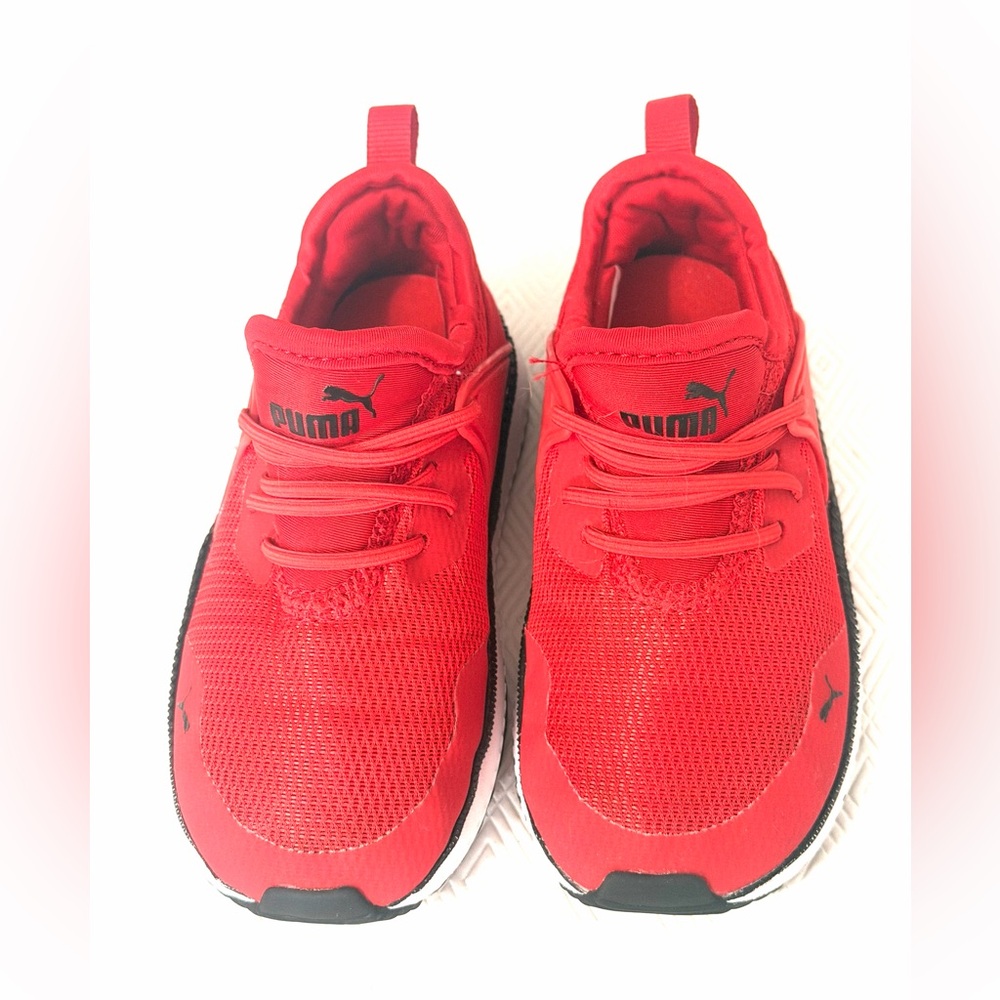 Puma Kids Vibrant Red Sneakers size 9c